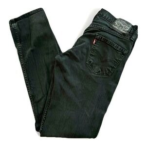 Levi's 511 Slim Stretch Jeans 30x32 Men's Black Tapered Leg